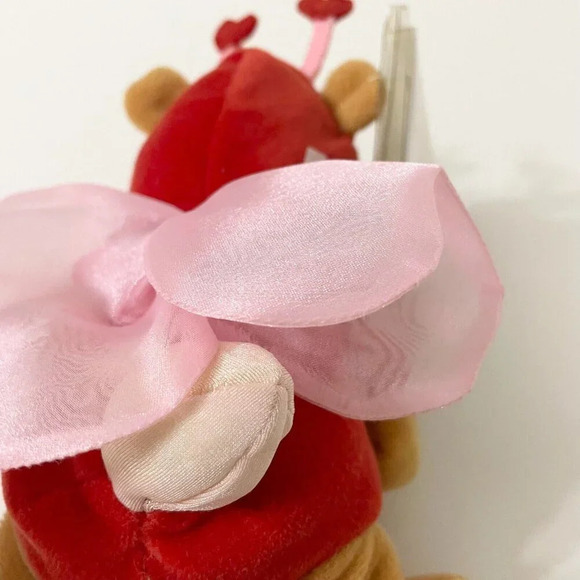 Disney Firefly Love Bug Winnie the Pooh Mini Bean Bag 8 Inch Plush - Picture 8 of 15